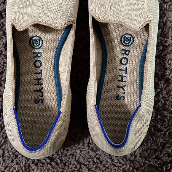 Rothy's Textile Tan Giraffe The Loafer Flat Comfort - Picture 6 of 13